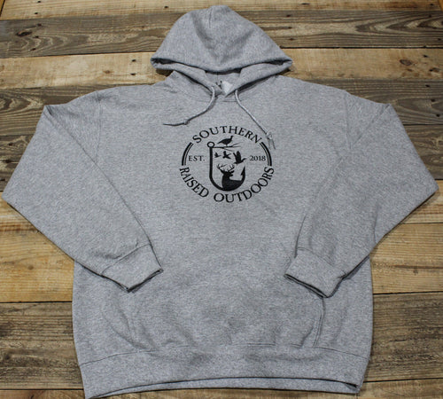 Sport Grey/ Black- Logo Hoodie