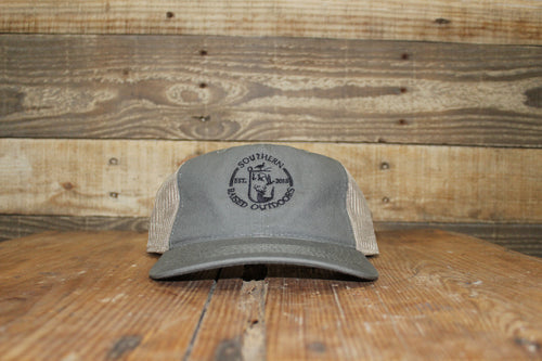 SRO LOGO SNAPBACK-OLIVE/
TAN