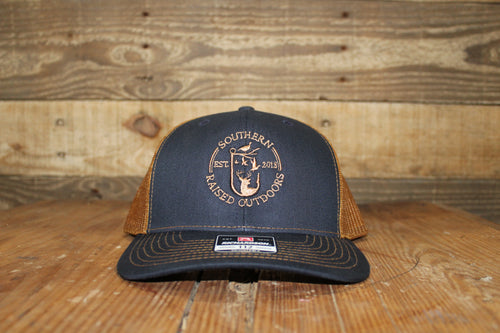 SRO LOGO SNAPBACK-NAVY/CARAMEL