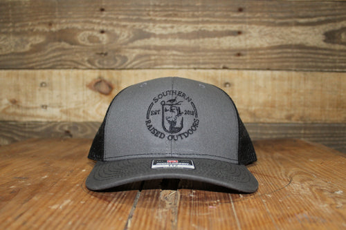 SRO LOGO SNAPBACK-CHARCOAL/BLACK