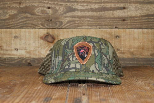 FEATHER PATCH HAT- GREENLEAF