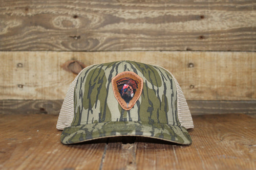 FEATHER PATCH HAT- BOTTOMLAND/TAN